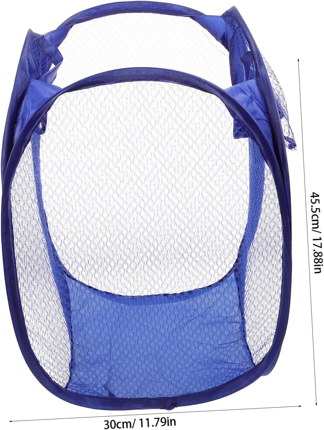 Foldable Mesh Laundry Hamper Basket with Two Handles for Home