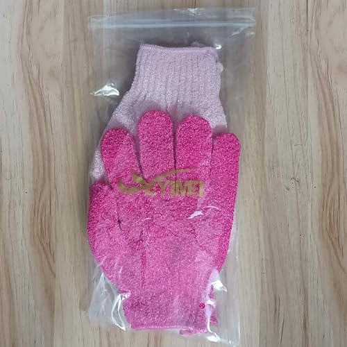 Miniatura 7 de Guantes de baño exfoliantes, guantes de lavado corporal, esponja de masaje de piel, toalla de limpieza profunda de piel muerta, cepillo de lufa de