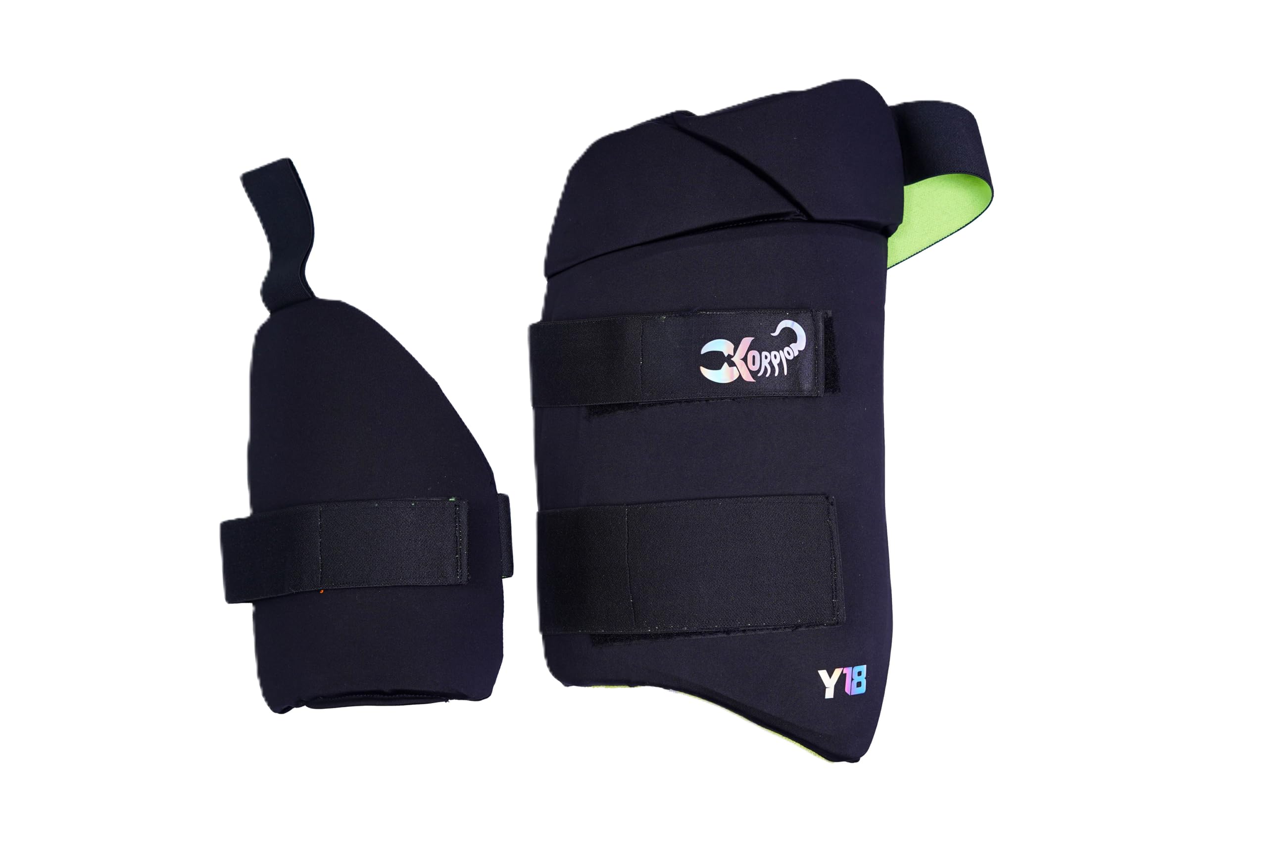 Y18 Cricket Thigh Pad Cricket Accessories & Equipment Safeguarding Both Your Outer and Inner Thighs Blue 2.0 Protective Gear for Batter’s Height (5’9”- 6’2”) (Right, Boys)-image-8
