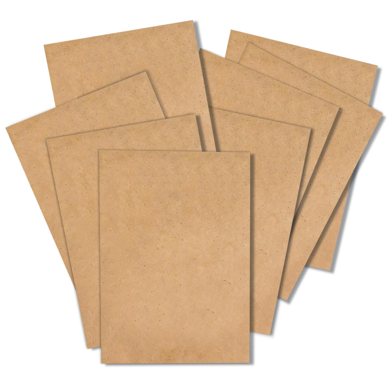 100 Sheets A4 Brown Kraft Paper 160gsm Premium Cardstock for Crafting, Printing, DIY Projects, Laser Toner Compatible LGIFUTMAX
