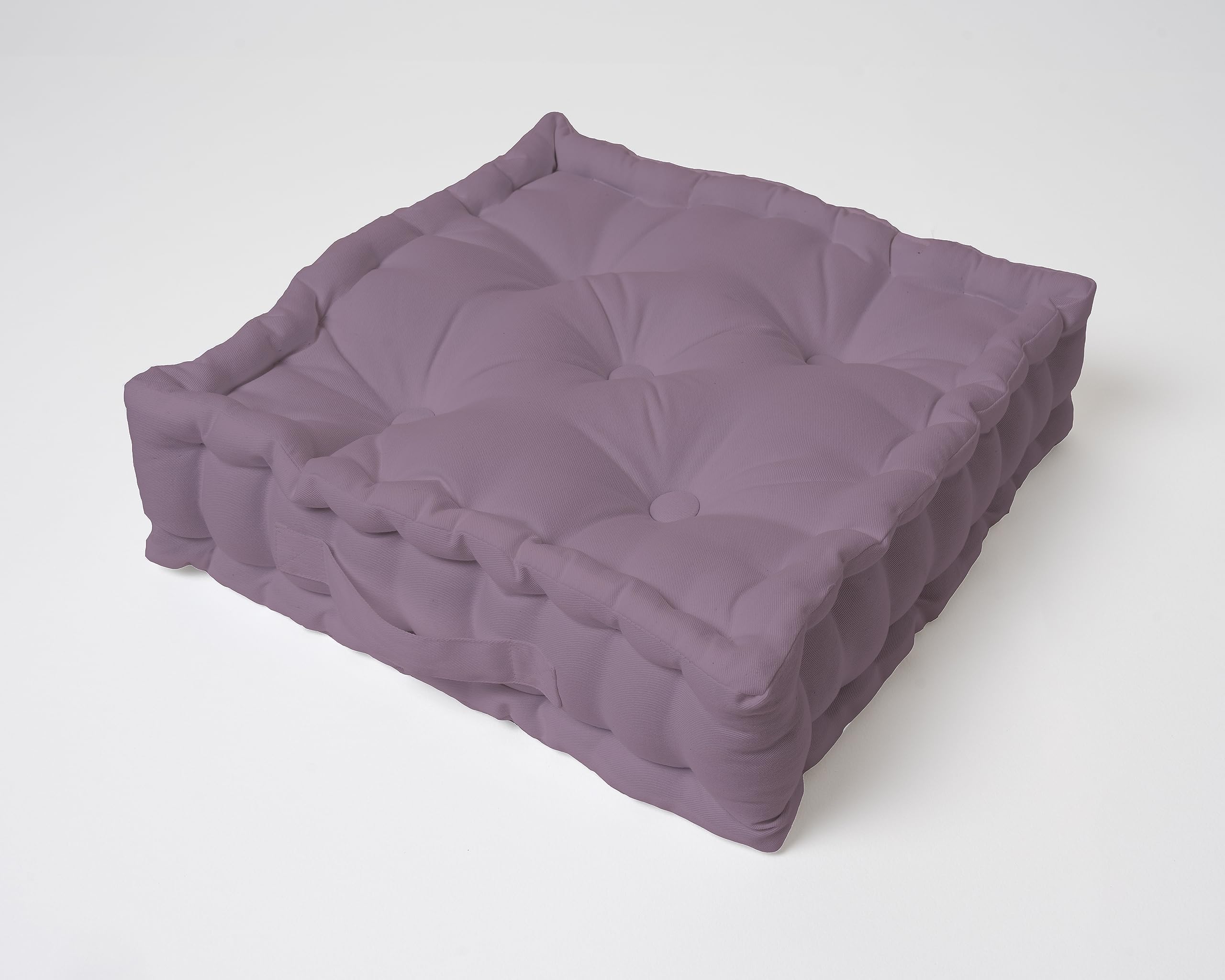 SKANDA FAB Square Floor Cushions | Floor Cushion | Micro-Fiber Filling for Seating, Meditation, Yoga, Pooja, Guests, Living Room, Bedroom Lilac Purple 40 x 40 x 10 cm (Pack of 1) (B0CH19LK19) Amazon Price History, Amazon Price Tracker
