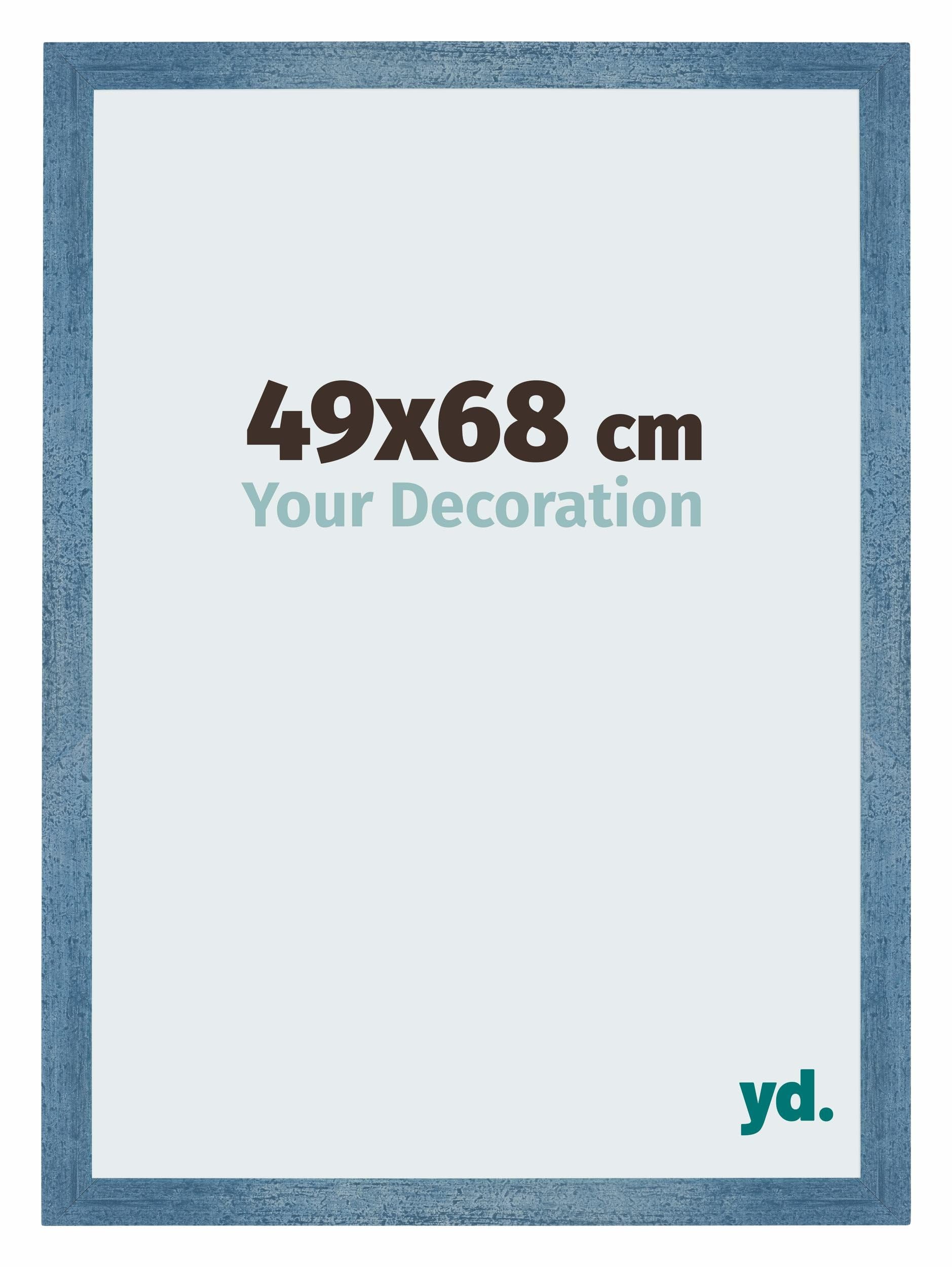 Your Decoration - Puzzle frame 49x68 - Clear Blue Swept - Puzzle frame 500-1000 Pieces - MDF Photoframe - Mura