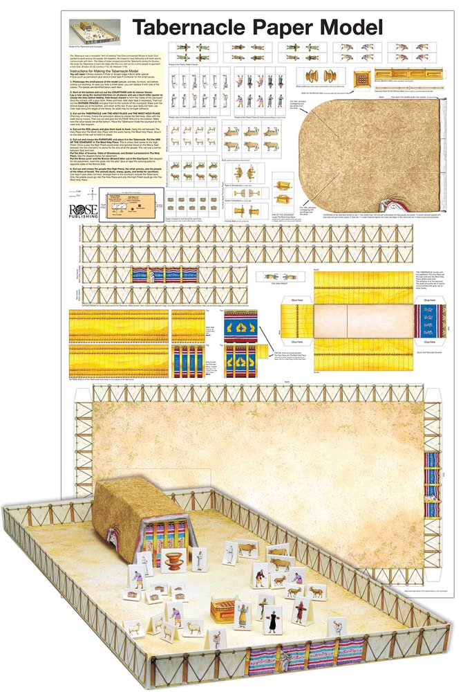 Tabernacle Paper Model (Charts) - Image 3