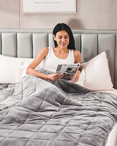 Miniatura 5 de Topblan - Manta de forro polar con forro polar ultradifuso y Sherpa lanudo para ayudar a un mejor sueño