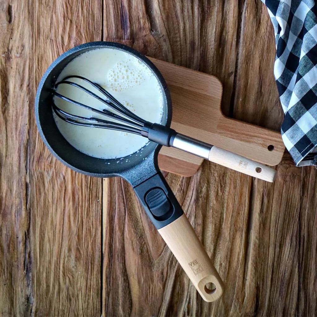 BRA Market | Cazo 16 cm, Aluminio Fundido con Antiadherente | Apta para todo tipo de cocinas incluida Inducción