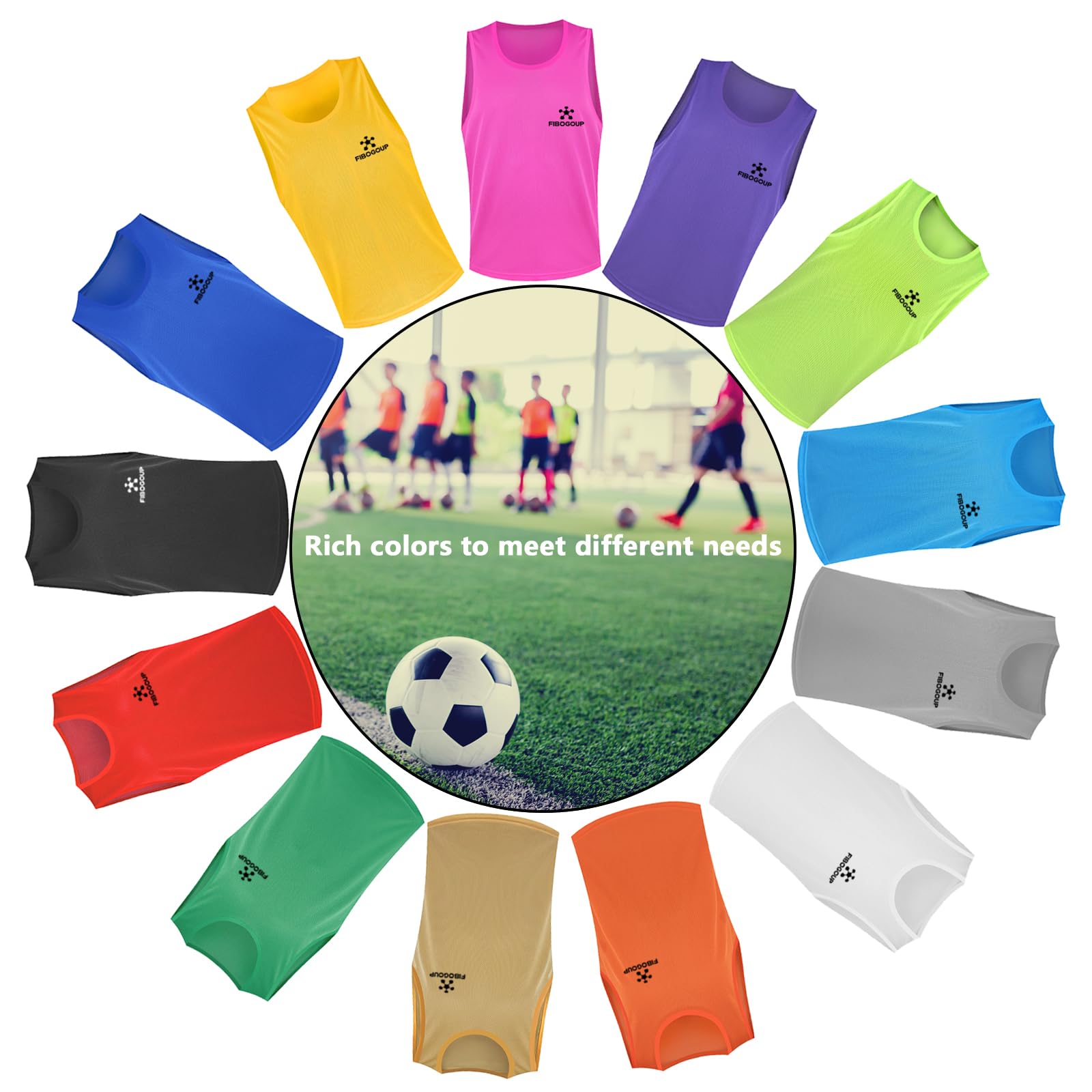 Fußball Trainingsweste,Fussball Leibchen Kinder Erwachsene,Fussballtraining Zubehör,Westen fürs Teamtraining