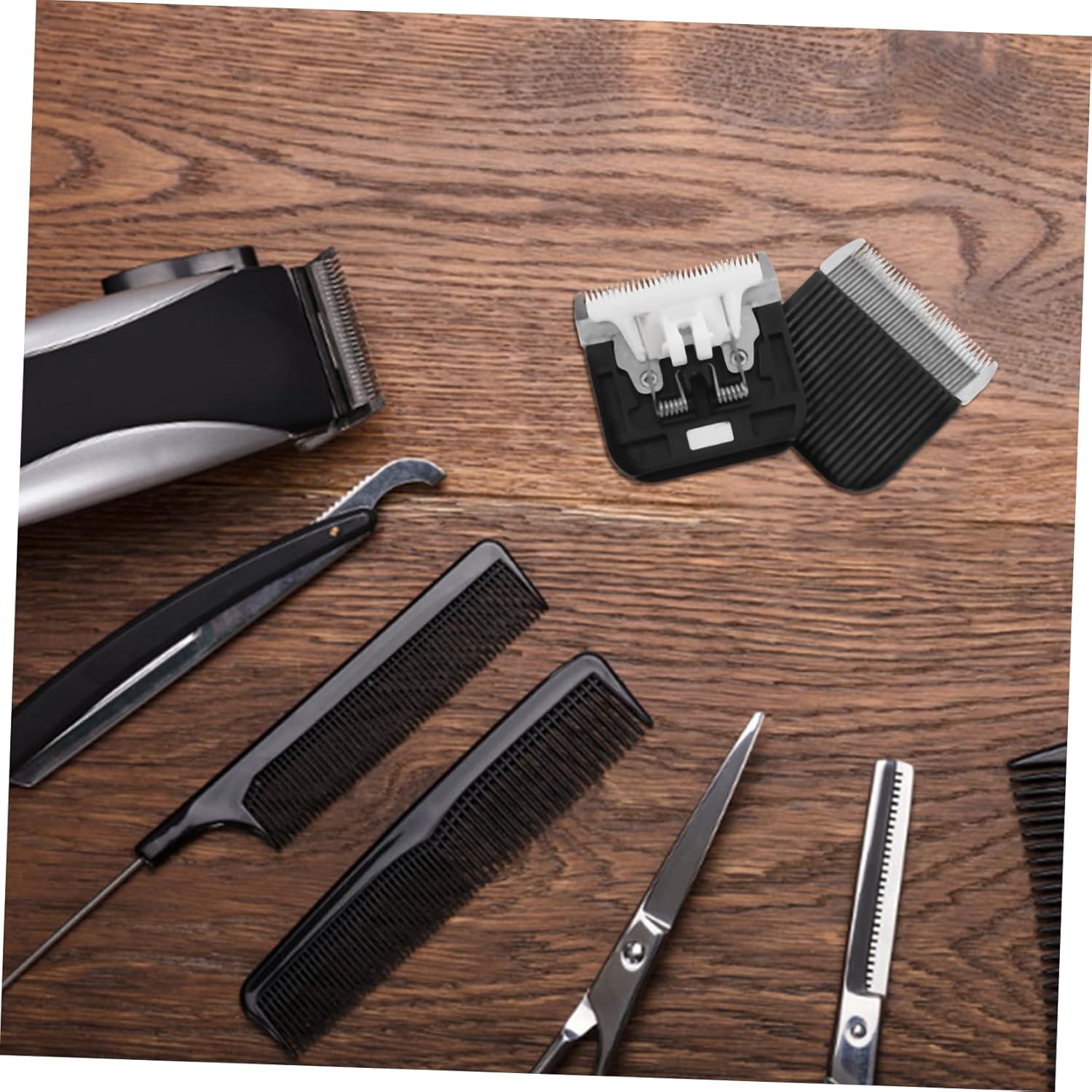FRCOLOR 10pcs Dog Clipper Replacement Blades Pet Cat Hair Trimmer Blades for Dog Grooming Equipment
