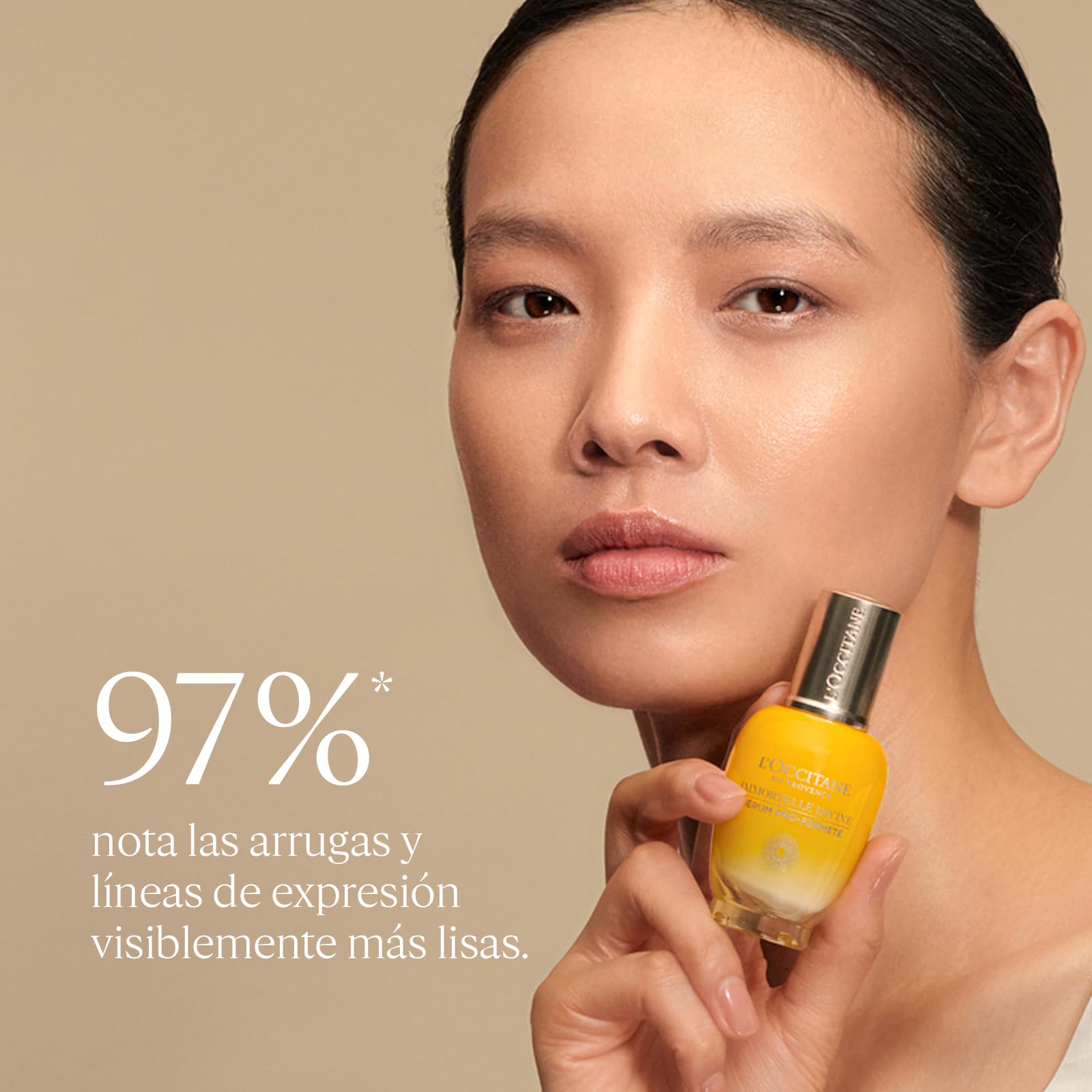 L'OCCITANE - Sérum firmeza Divina siempreviva - 30 ml - Fabricado en Francia | Todo tipo de piel - Actúa sobre las arrugas y aporta elasticidad, luminosidad y firmeza - Fabricado en Francia