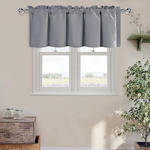 DWCN Valance Curtains for Living Room, Kitchen Valance
