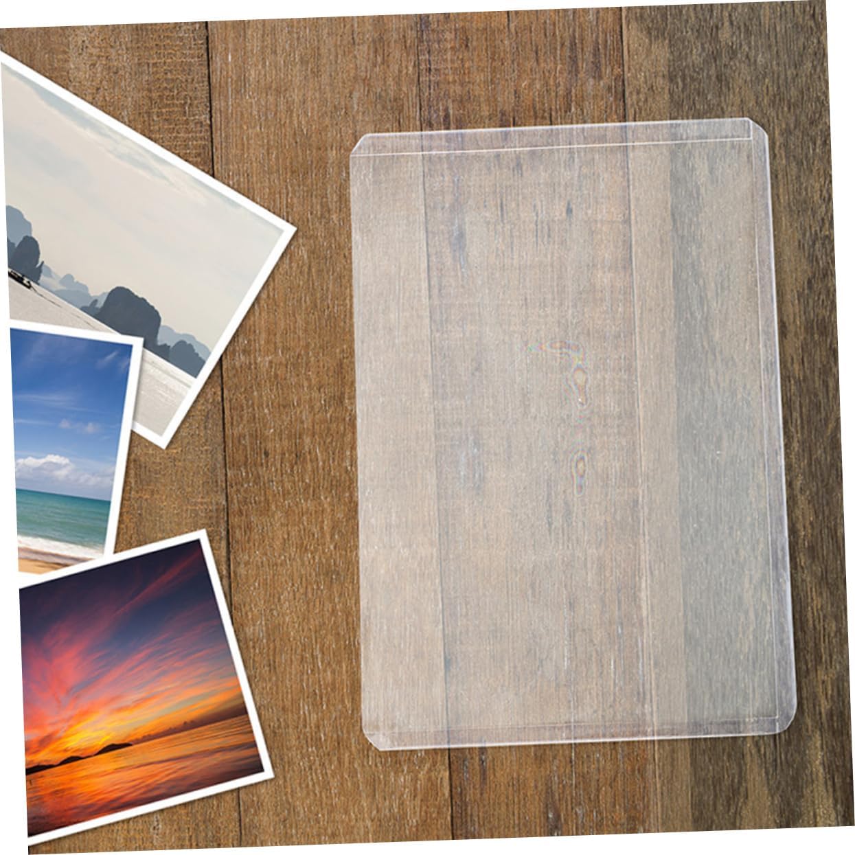 150pcs Photo Holders Double-Sided Protective Sleeves for Cards Lightweight and Portable Storage for Albums and Collectibles