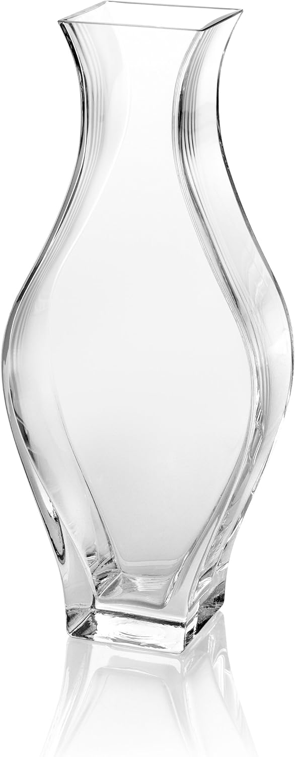 IVV Glassware Silhouette Vase, 131/2Inch Height, Clear