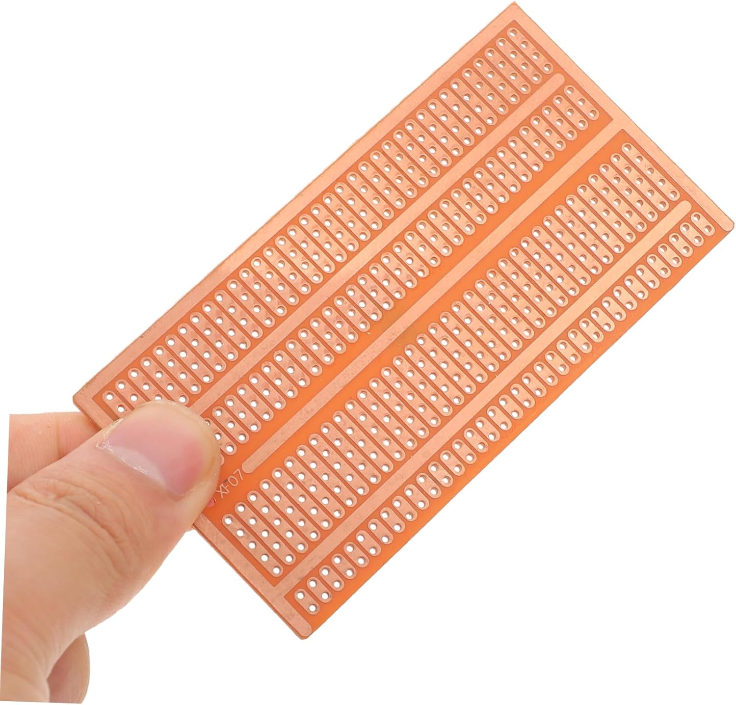 Gatuida 50pcs Pcb Board Prototype Soldering Practice Strip Board Electronic Projects