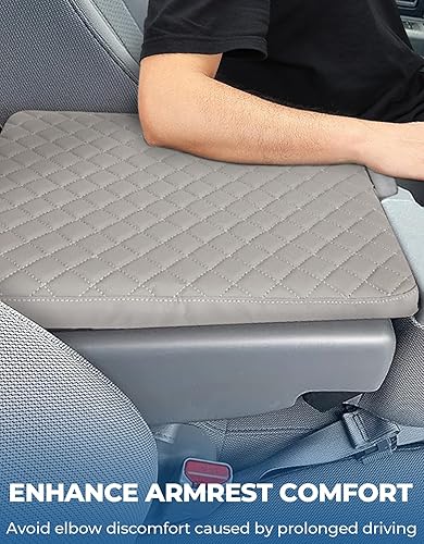 Miniatura 37 de ISSYAUTO Funda de consola central compatible con F150 2015-2020, F250 F350 F450 2017-2022, Expedition 2018-2023, funda de neopreno personalizada