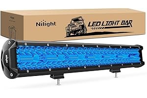 Nilight LED Triple Row 20 Inch 420W 42000LM Blue Led Light Bar...
