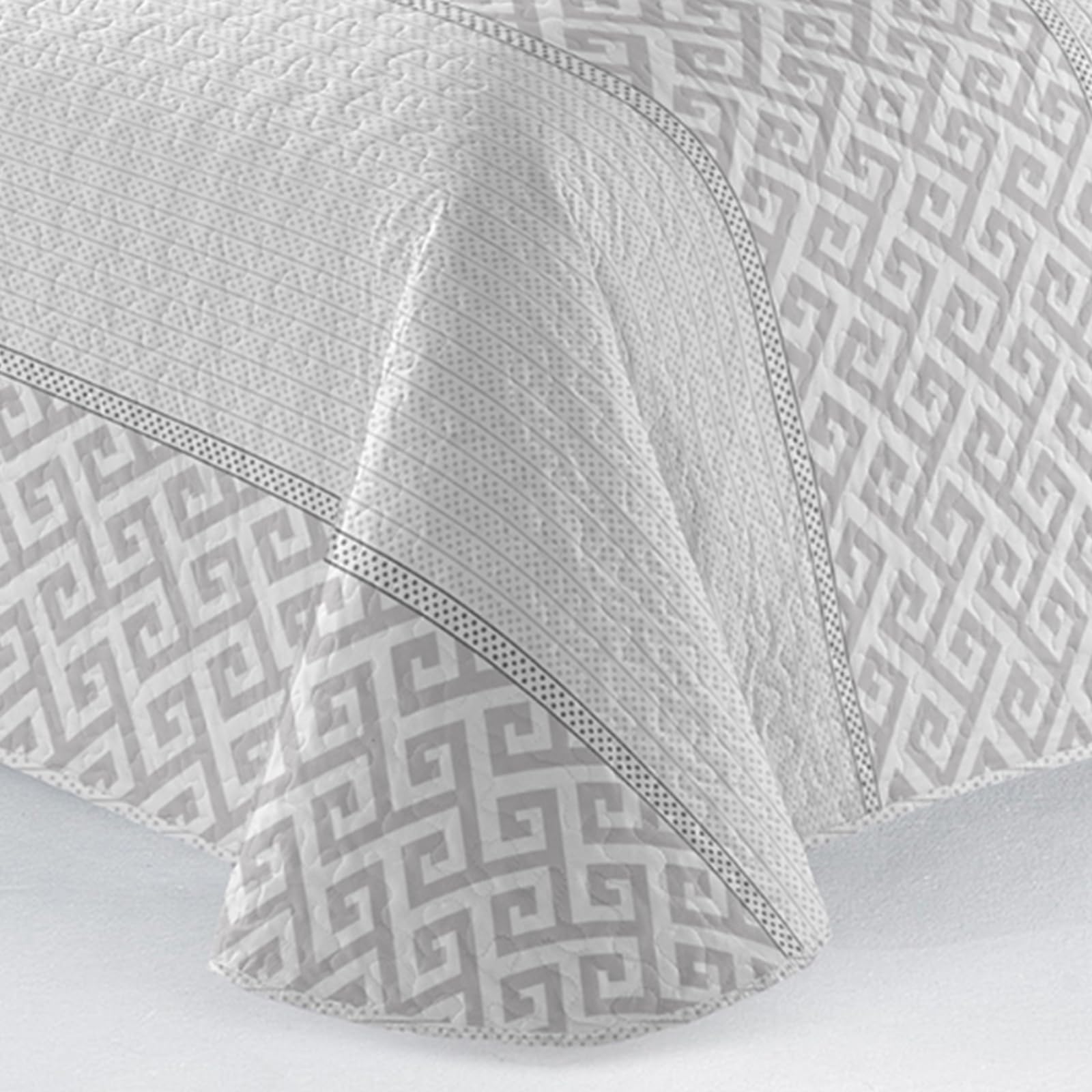 DALINA - Colcha Bouti para Cama 90, Cubre Cama Fina 180x260cm Incluye 1 Funda de Cojín, Suave Ideal para Primavera, Verano y Entretiempo,Estampado