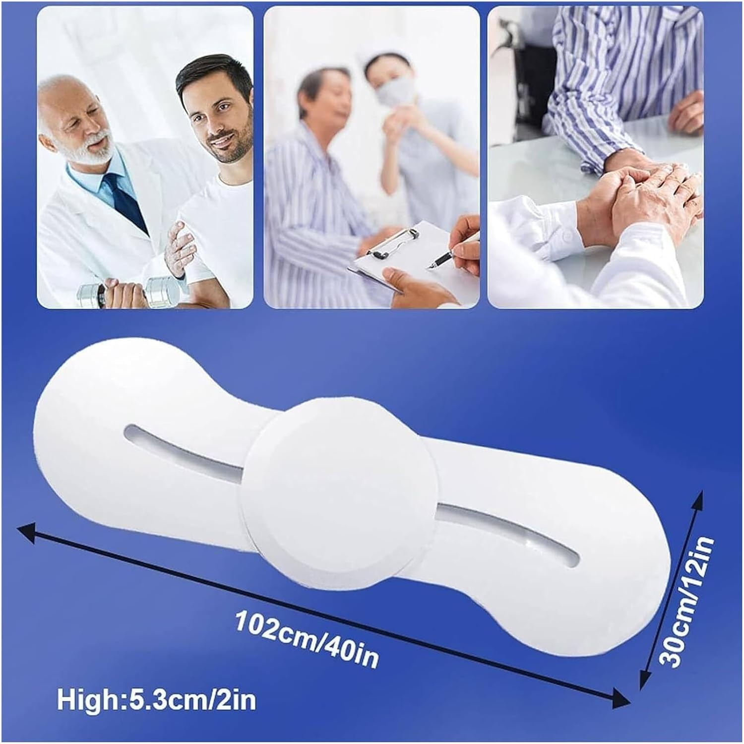 Wheelchair Transfer Board with 360° Sliding Disc 40 Inch