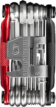 Crankbrothers Multi Tool M 19 Matte Black Red | bike-multifunction-tools