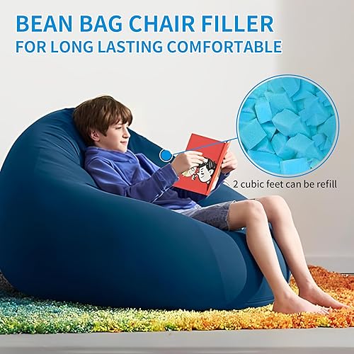 Miniatura 8 de Welacer Relleno de espuma viscoelástica triturada de 5 libras para relleno de puf, relleno para cojines, artes y manualidades, partículas de gel