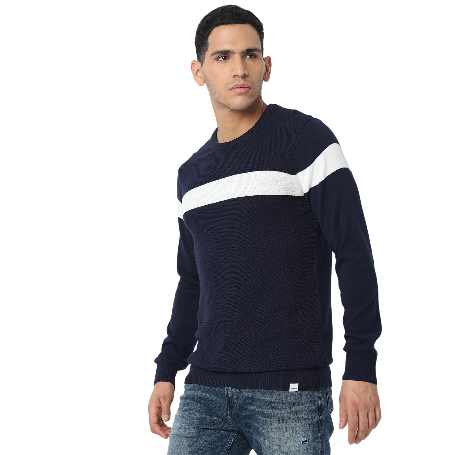 spykar Men's Cotton Round Neck Sweater-picture-24