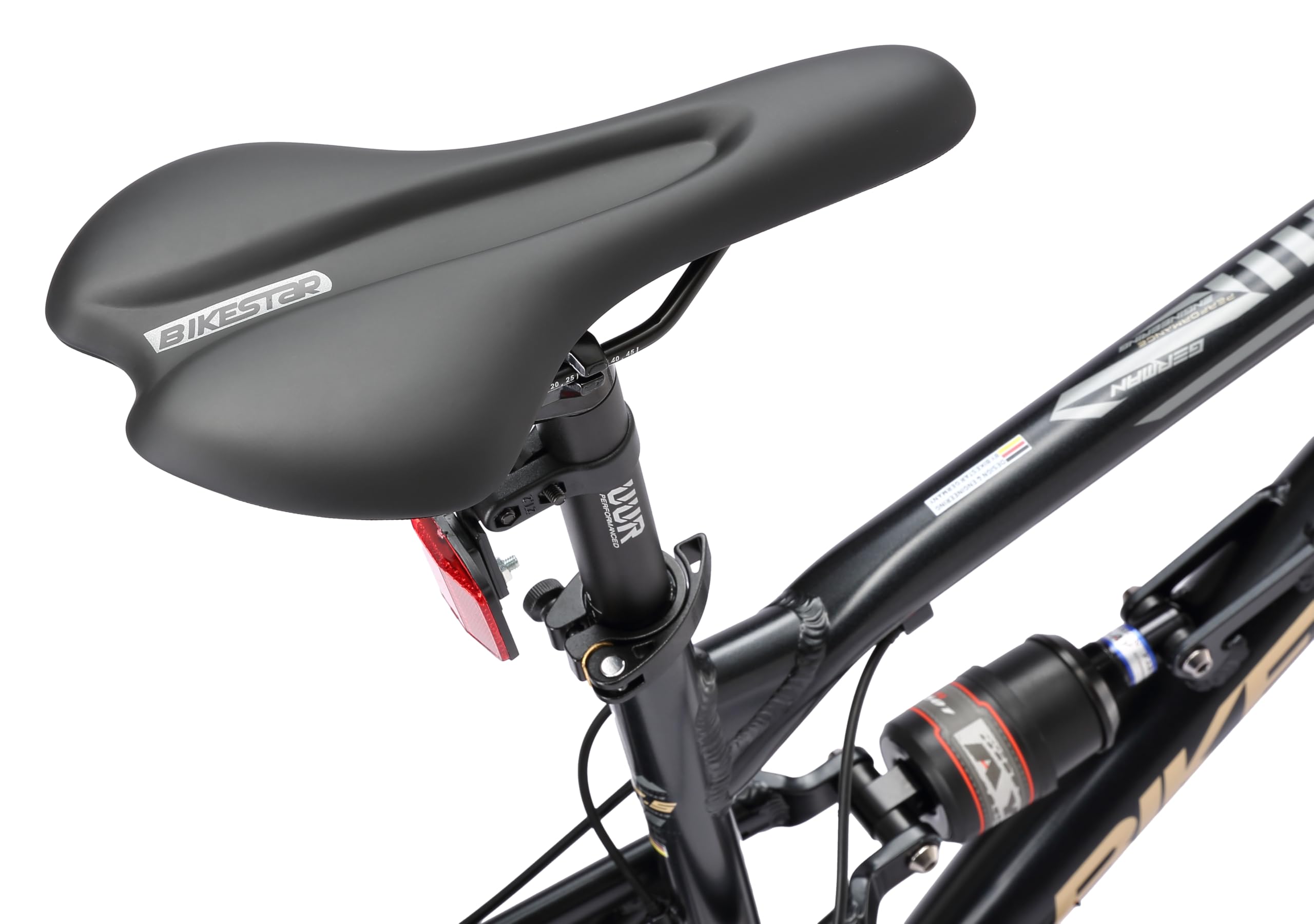 BIKESTAR MTB Mountain Bike Sospensione Completa in Alluminio, Freni a Disco, 26" | Bicicletta MTB Telaio 18" Cambio Shimano a 21 velocità |