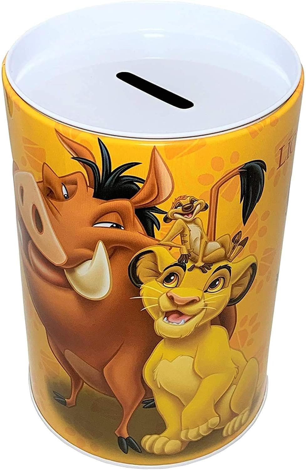 The Tin Box Company Disney Lion King Coin Bank for Kids and Coin Collectors. Great Gift for Lion King Fans. Simba, Timone and Pumba
