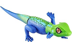 Robo Alive Lurking Lizard Blue Green By Zuru Remote Control Lizard