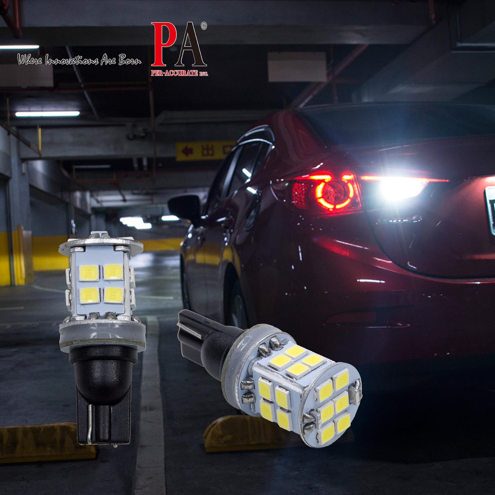 LED Bulb 2pcs Fit LED Reverse Light Backup Light Tail light bulb LED Bulb Compatible with Honda Fit 2020 2021 2022 2023 2024