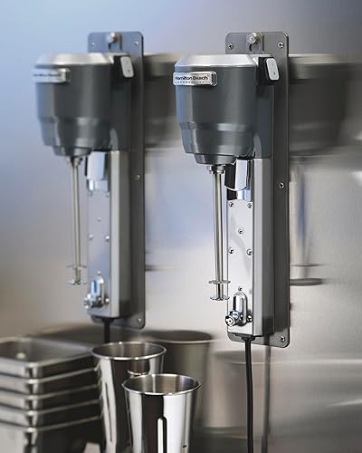 Miniatura 70 de Hamilton Beach Commercial HMD200R Mezclador de bebidas de un solo husillo, motor universal de 3 velocidades, operación manos libres, certificado NSF