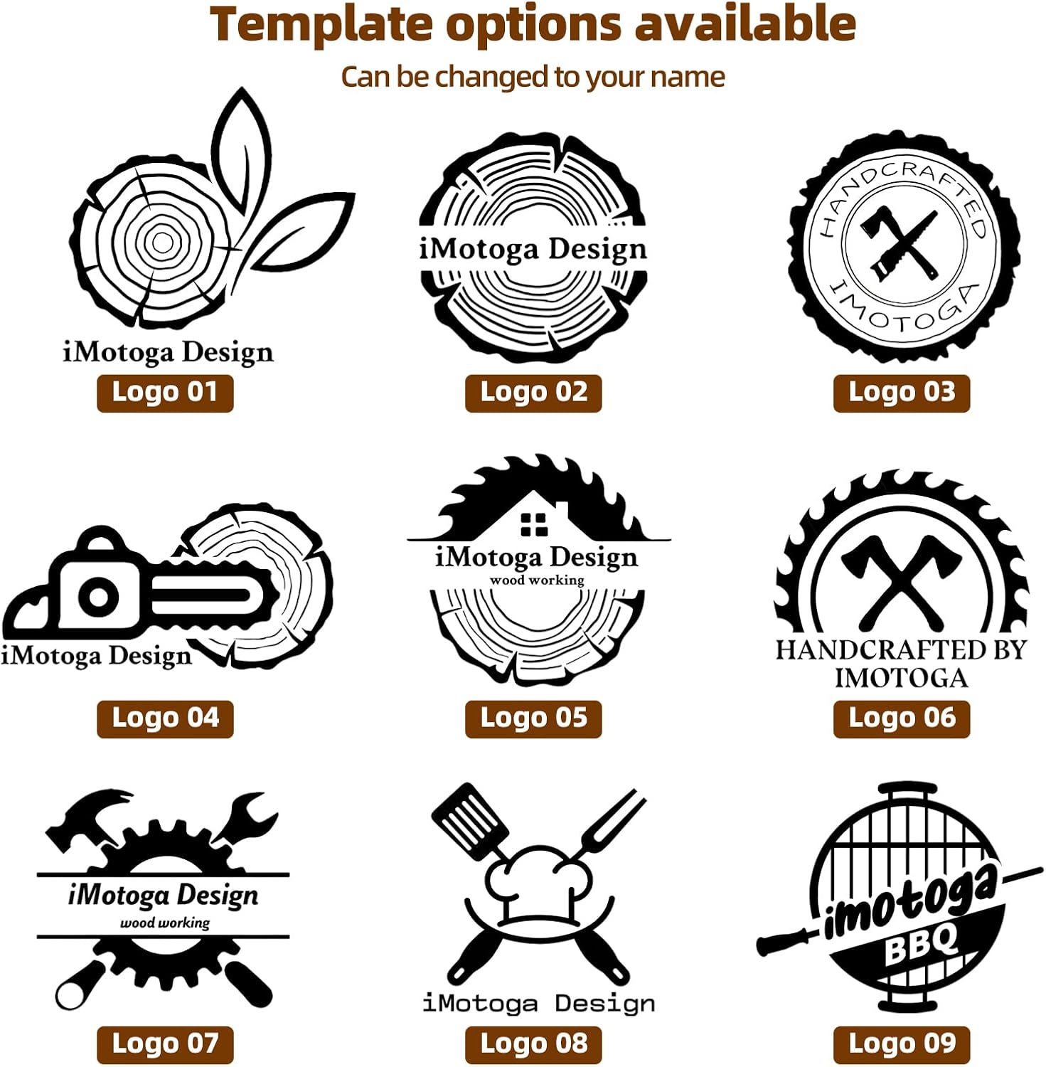 Custom Electric Branding Iron for Wood,Reusable Personalized Metal Logo for Wood Burning Tool,Custom Iron Stamp for Leather,Handcrafted Design,Flame Heated,Gift for Crafting&Stencil Wood Burning