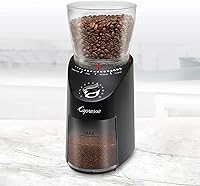 Vista 2 de Capresso Infinity Plus Molinillo de Fresas Cónicas, Negro