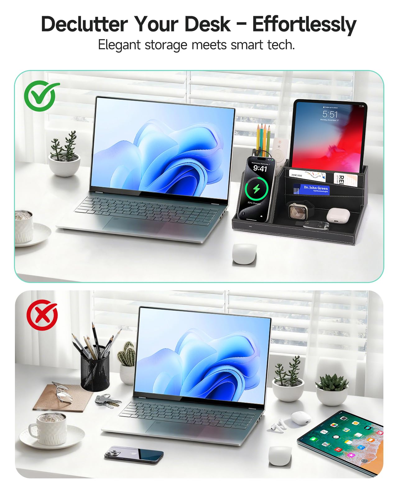 wireless future charger FutureCharger - Base de carga USB para iPhone 13/13 Pro Max/13 Pro/12 Series/11/XS Max/XR/X/8Plus/SE 2, soporte para lápices de escritorio (negro)
