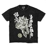 Dragon Ball Z Men's Super Goku Metallic Foil Design Mineral Washed Adult Short Sleeve T-Shirt