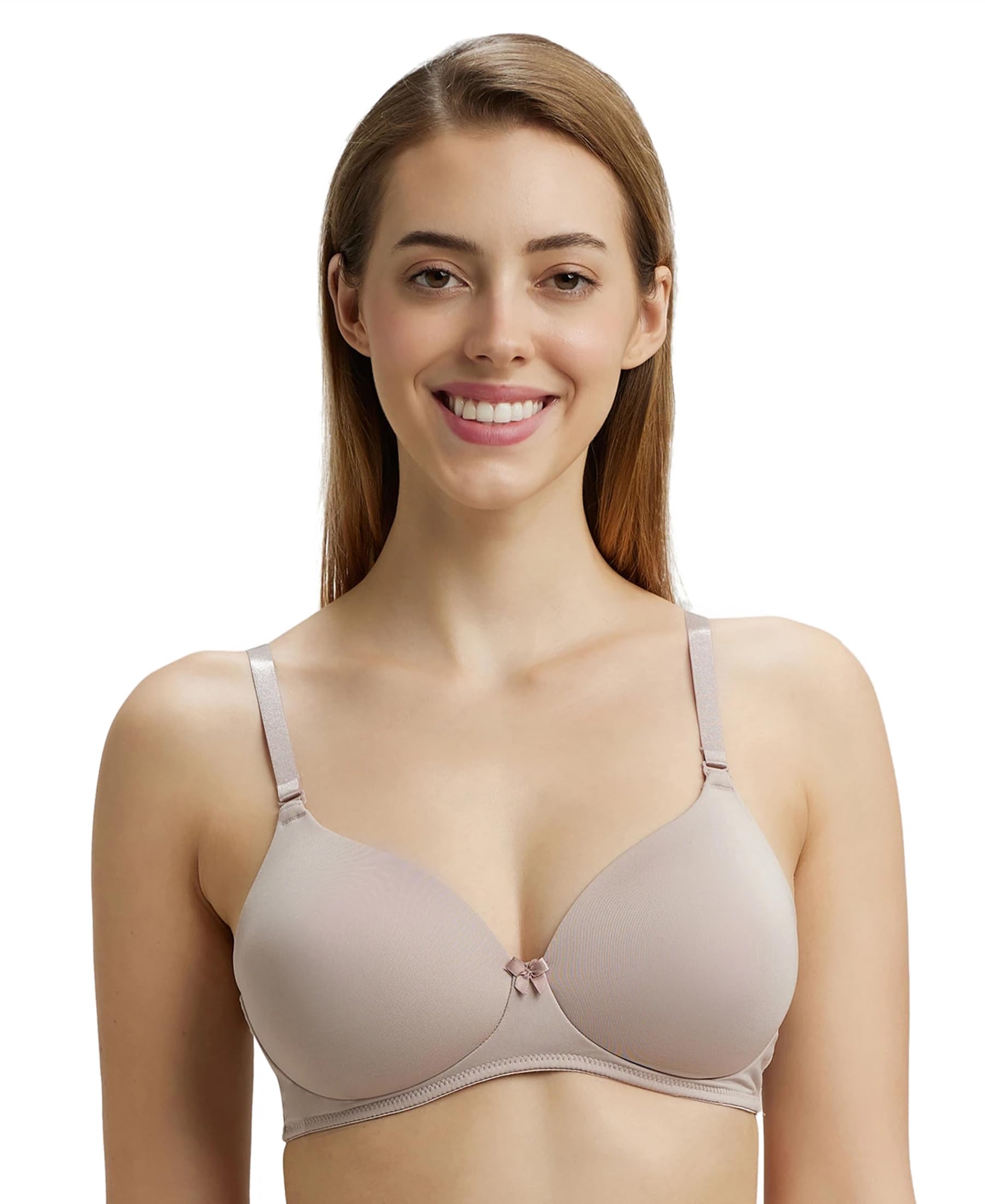 jockey 1819 Women's T-Shirt Bra |Padded | Wirefree | Full Coverage with Magic Under Cup | Microfiber Nylon Elastane Stretch Fabric-picture-51