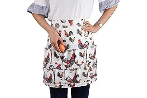 Chicken Egg Collecting Apron,12 Deep Pockets Help Collect Eggs Efficienty