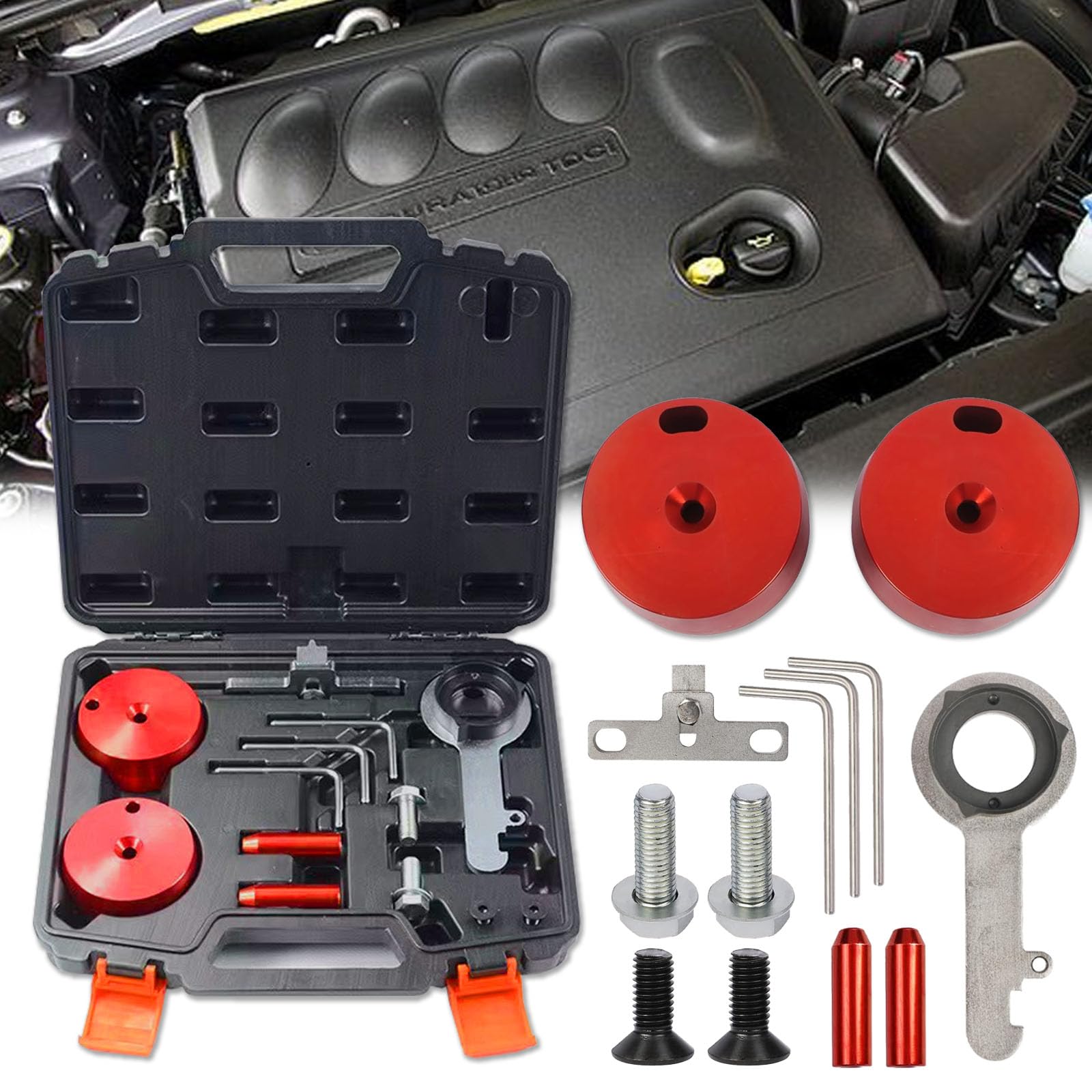 Aisny Kit Messa in Fase per Ford 2.0 TDCi, Strumento di Regolazione Dell'albero a Camme per Ford Focus Transit S-Max 2.0 TDCi EcoBlue WT