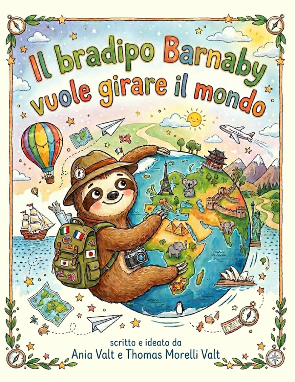 Il bradipo Barnaby vuole girare il mondo