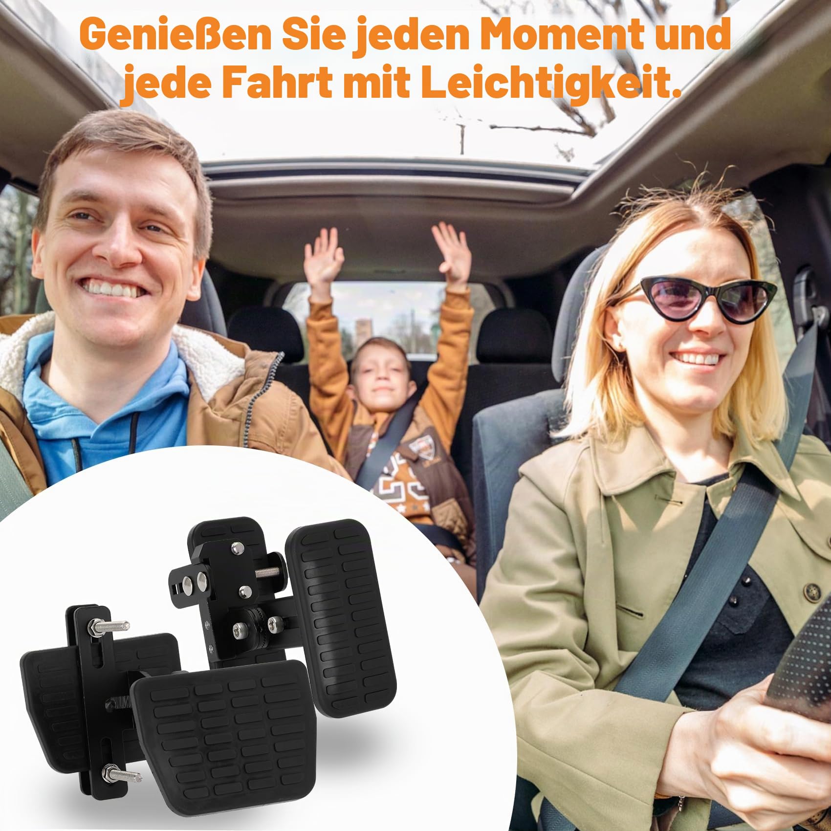 Pedalverlängerung, Pedalverlängerung für kurze Personen, Pedalverlängerungen für Autos, verbessert das Fahrerlebnis für Pedalverlängerung, einfacher zu installieren und kann an die meisten