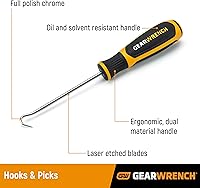 Vista 3 de GEARWRENCH 8 Pc. Long Hook & Pick Set - 84010H