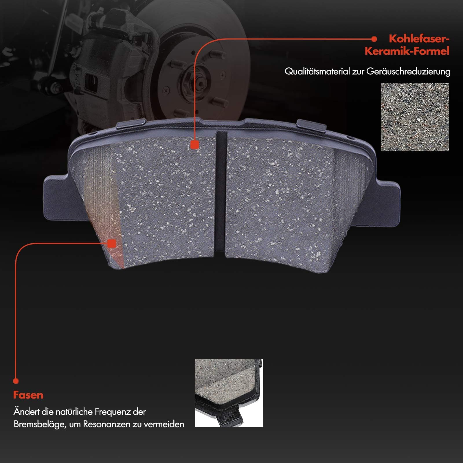 Frankberg Klocki hamulcowe tarcze hamulcowe kompatybilne z i10 2019-2025 Rear Brake Rotors + zestaw 2 par zamienników # 583021RA30