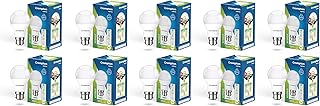Crompton Param 9 Watt LED Bulb Cool Day Light | Pack of 10 | B22 Base, Energy-Efficient | LED Bulb for Home &amp; Office, Wide...