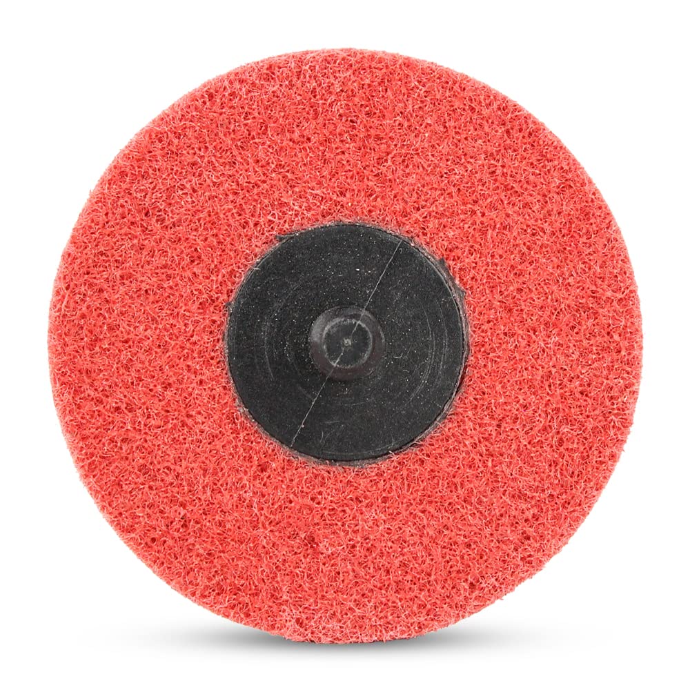 BHA Discos de cambio rápido de preparación de superficies, 3 pulgadas, paquete de 10 (rojo fino)