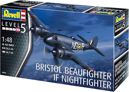 Miniatura 11 de Revell RV03854 03854 Beaufighter IF Nightfighter Plastic Model kit escala 148, sin pintar