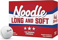 Vista 5 de TaylorMade Noodle Long & Soft Golf Balls, Ultra-Soft 34 Compression Core, Great Feel and Increased Spin, Patented Dimple Design for Straighter Flight