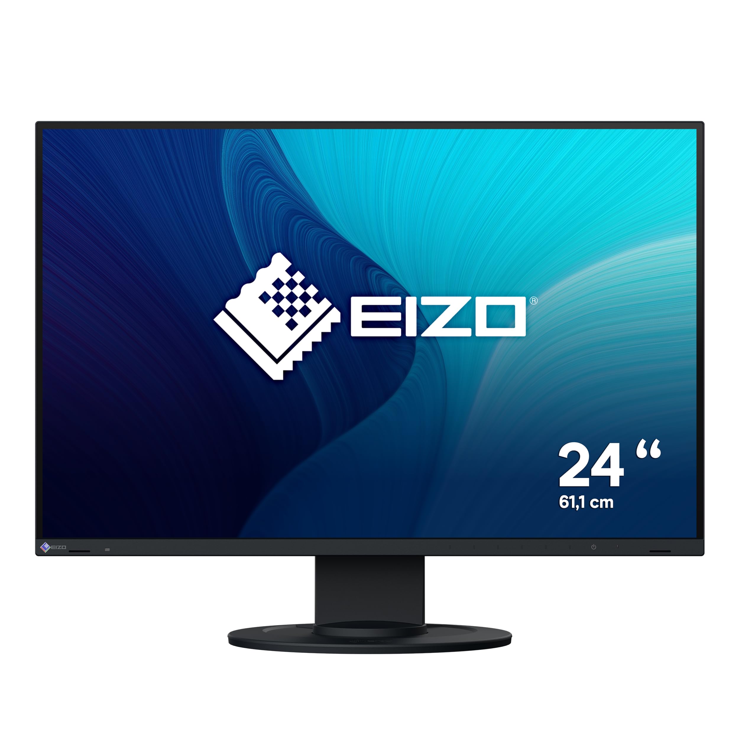 EIZO FlexScan EV2410R Monitor de Oficina Profesional, 61,1 cm (24,1") 1920 × 1200 píxeles IPS WUXGA, 350 CD/m², 1300:1 con USB hub y Ahorro energético
