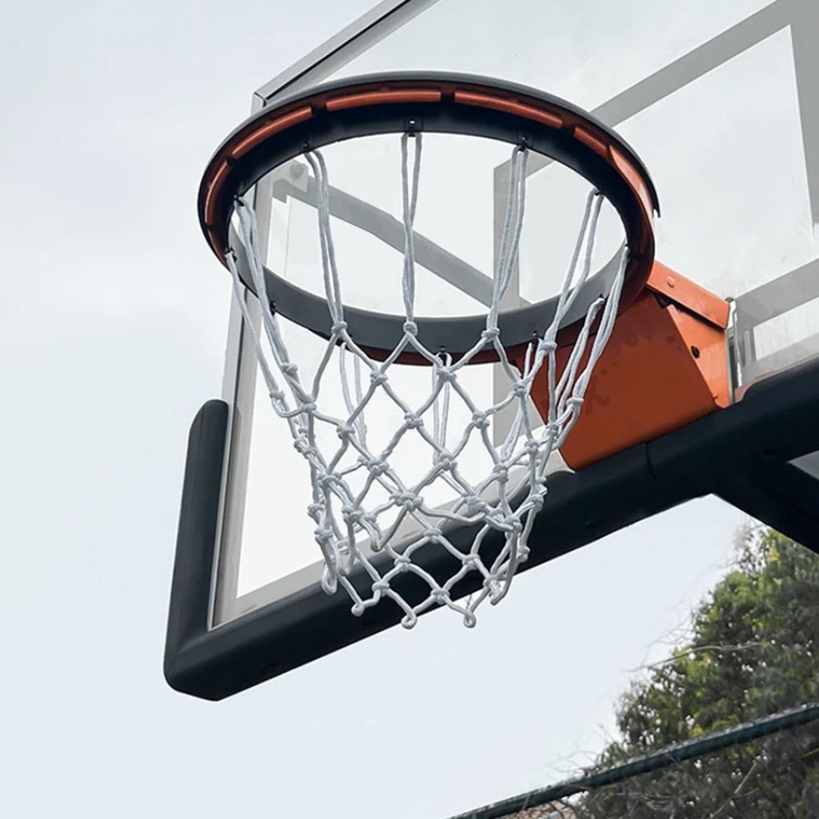 Red de aro – Reemplazo de red de baloncesto portátil, aro de baloncesto