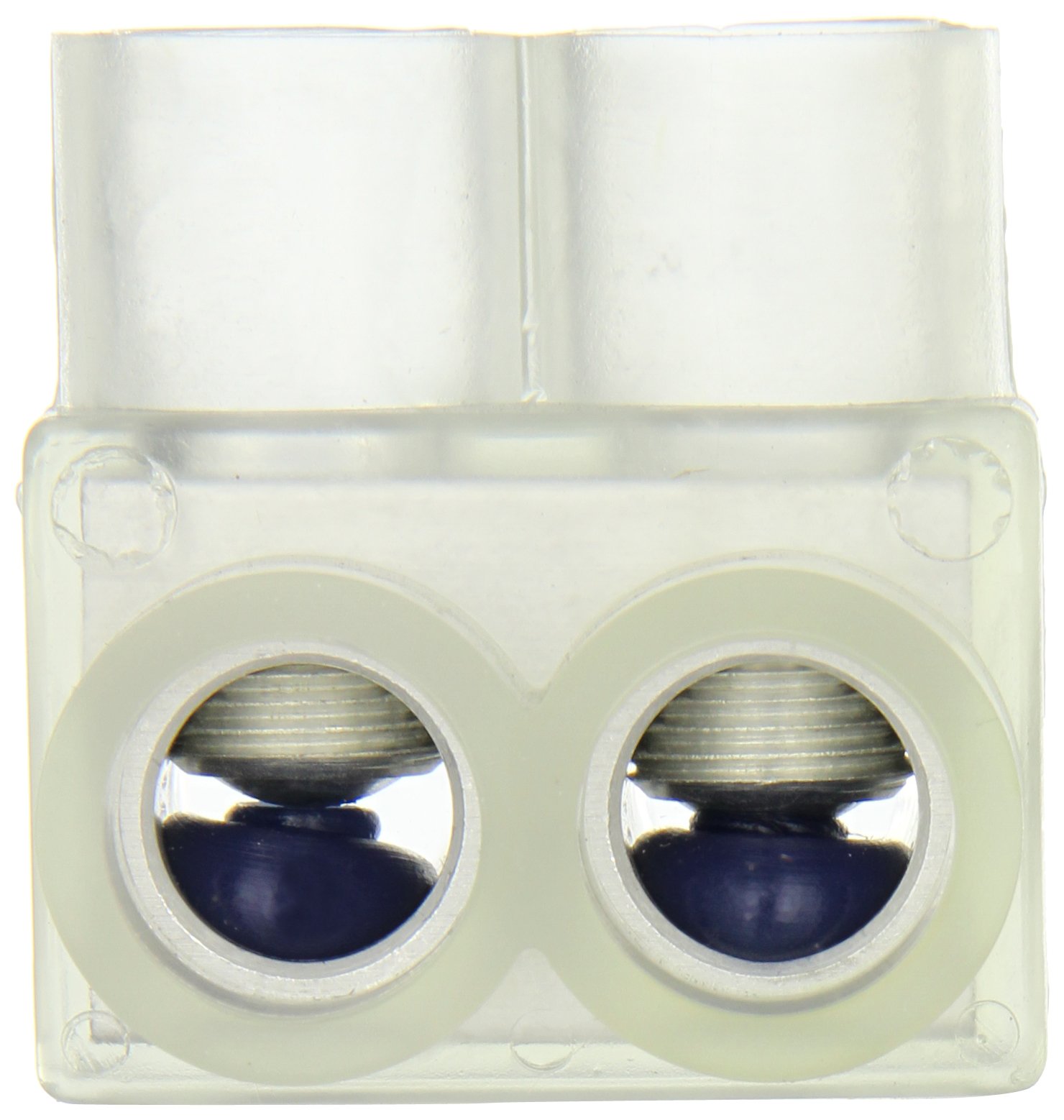 Burndy BIT250 Unitap Clear Insulated Multiple Tap Connector, 10-250 AWG/kcmil Wire Range, 2.07