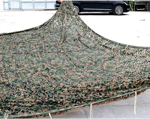 Miniatura 6 de KDDEON 420D - Red de camuflaje de tres capas de entrenamiento militar de la selva del desierto de la selva, para acampar, cazar, tiro de tela