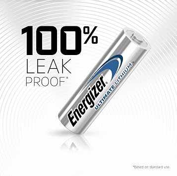 Energizer Ultimate Lithium AA Batteries, 24 Pack, 1.5V Long-Lasting for High-Drain Devices, Cameras & Flashlights