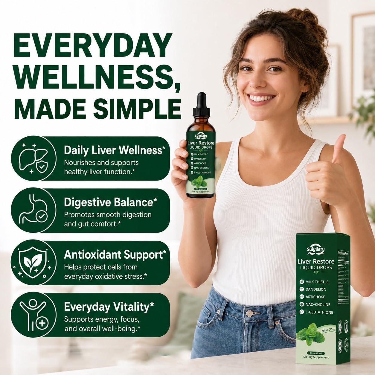 Liver Restore Support Liquid Drops, Herbal Wellness Supplement for Adults — Amazon image 5