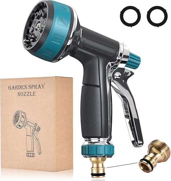 Hose Pipe Spray Gun｜Hose Nozzle｜Spray Gun with Aluminum Alloy 10